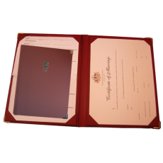 Maroon Combined Register & A5 Celebrant Album Set